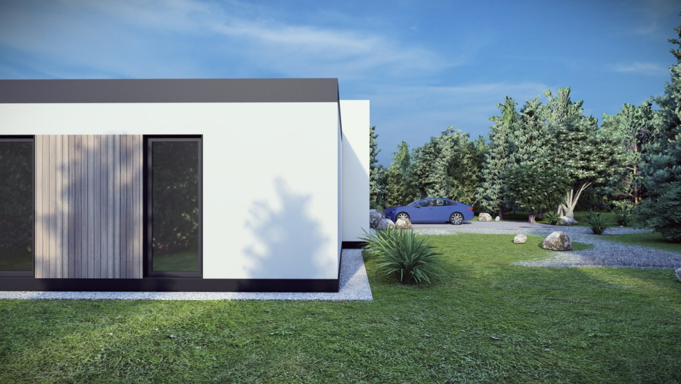 Минимал 105 | Эскизный проект современного одноэтажного дома