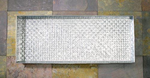 Extra Weave USA 34 by 14-Inch Galvanized Metal Boot Tray