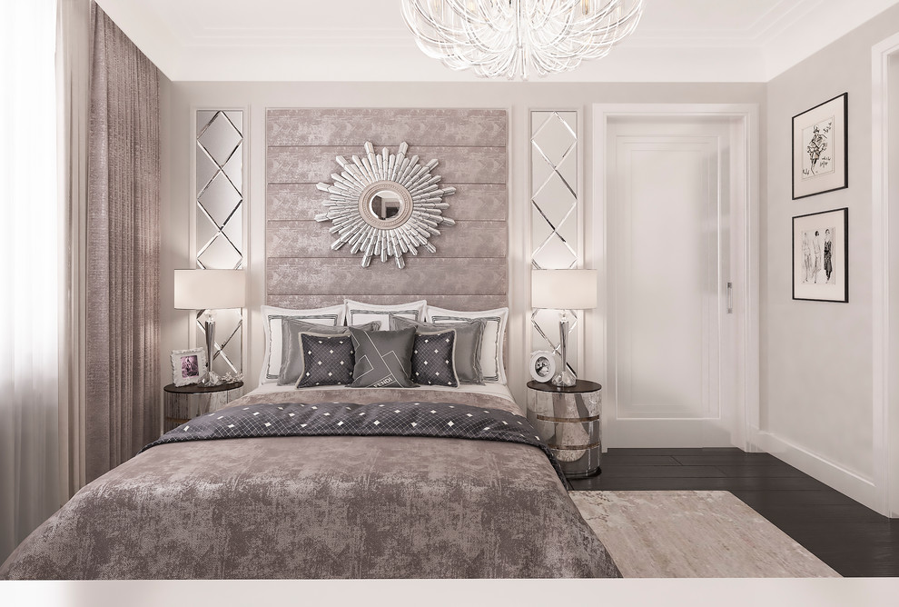 Спальня в проекте ЖК "Лобочевский"