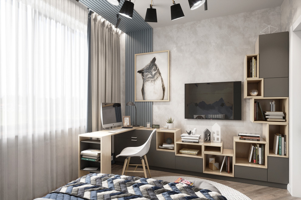 Дизайн проект детской для мальчика