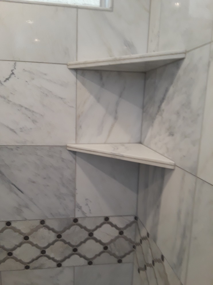 Guest bath before & after