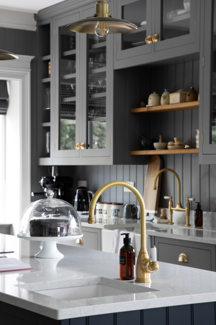 Family Kitchen landstil-koekken