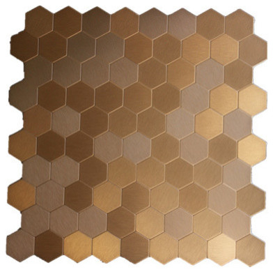 Moroccan Style Honeycomb Aluminum L And Stick Mosaic Tile 11 Aluminum L And Stick Mosaic Tile