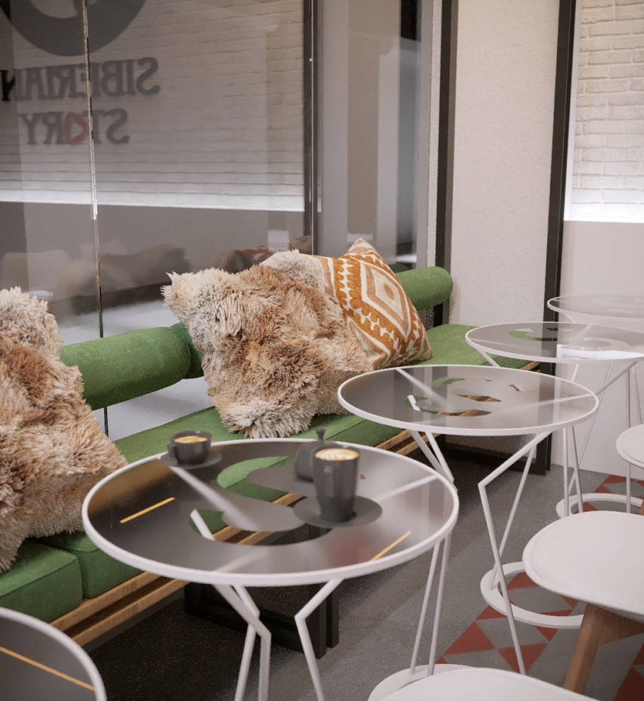 Дизайн кофейни "Siberian Story"