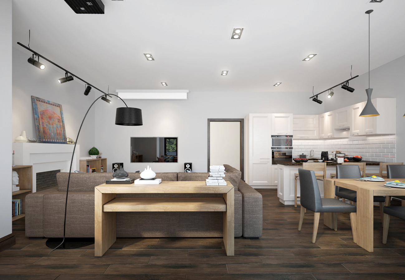 Проект таун-хауса в ЖК "Рижский квартал" в лёгком и стильном скандинавском стиле