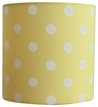 Polka Dots Lamp Shade Modern Shades By Perrelle Designs Polka Dots Lamp Shade Yellow