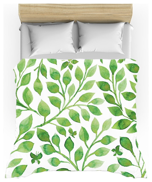 Leaves Duvet Cover Contemporary Duvet Covers And Duvet Sets by