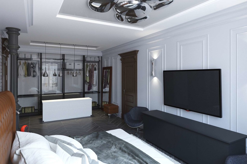 Спальня лофт