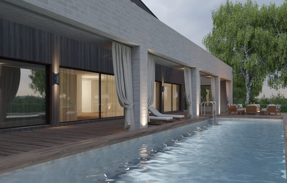 Дом с видом на лунку