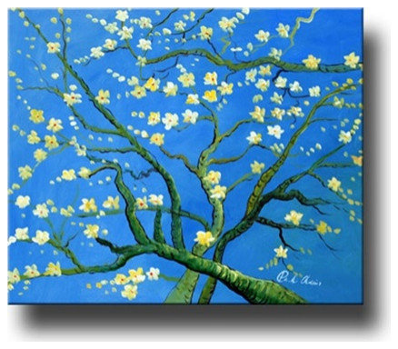 Almond Blossoms, Wall Tapestry, 20"x24"