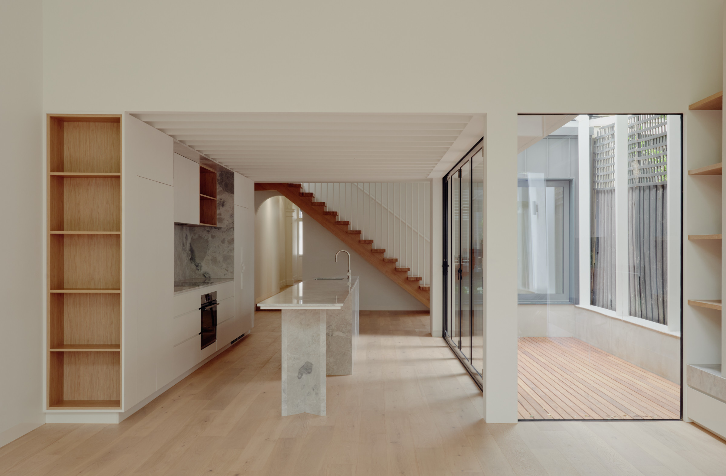 Home design - contemporary home design idea in Melbourne