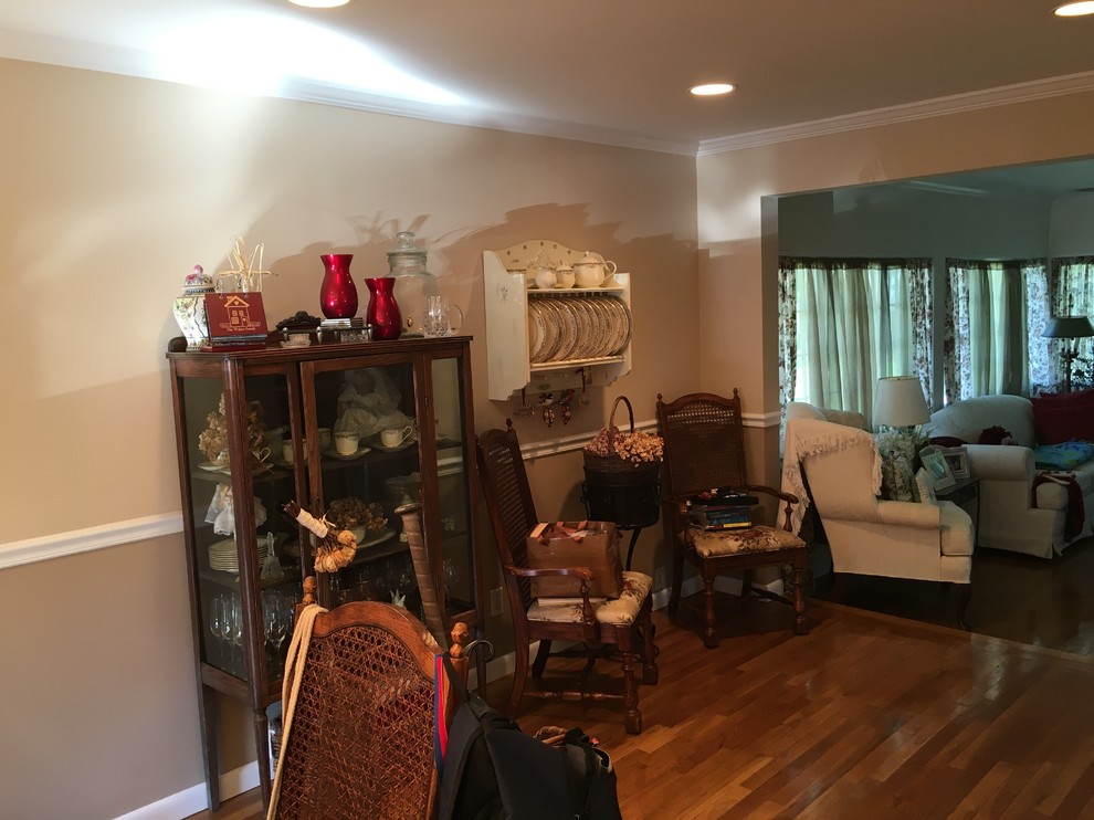 Fresh coat of Paint on Dining room walls