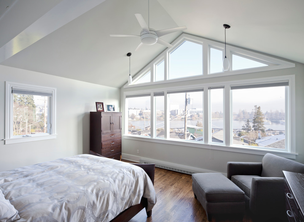 Inspiration for a transitional bedroom remodel in Seattle