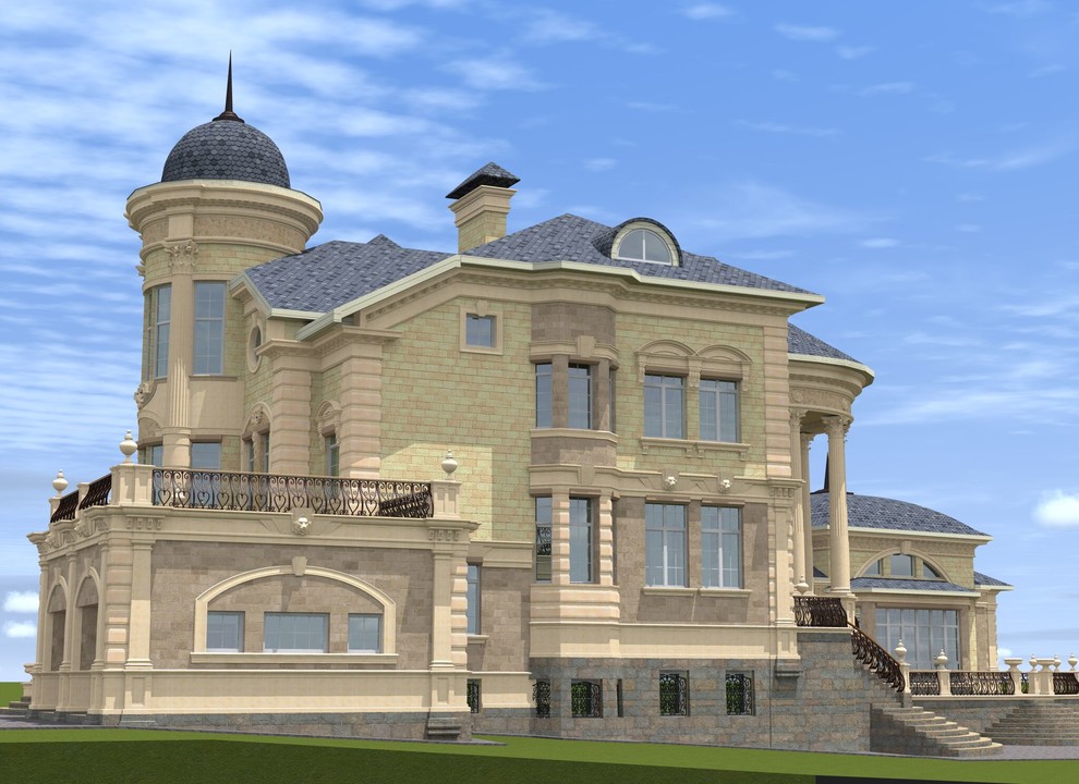 Проект загородного дома. "Леоново" S-1100 m2