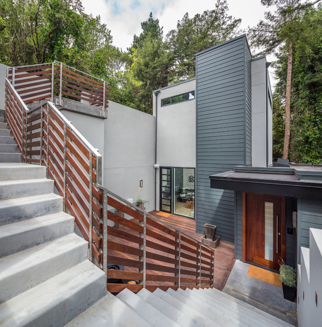 Residence, Mill Valley, California minimalistisch-patio