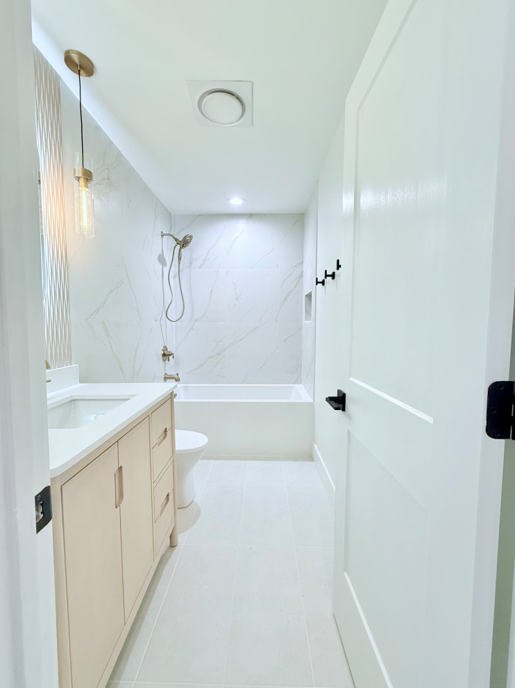 Light + Lasting Hall bath