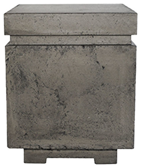 Tav Concrete Propane Enclosure Pewter 20 X 20 Contemporary