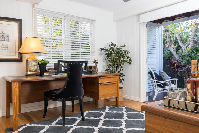 Clayfield Queenslander coastal-home-office