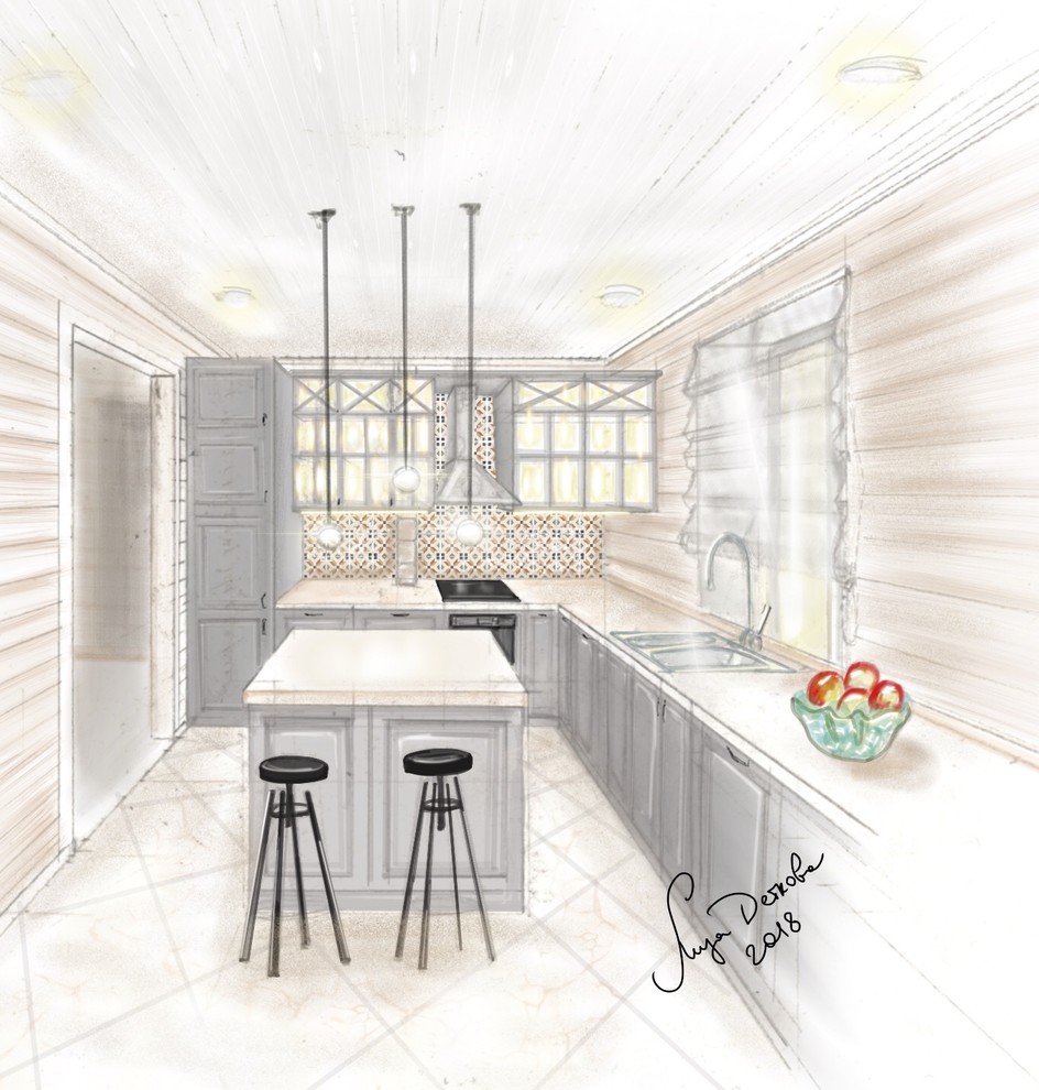 Загородный дом из бруса