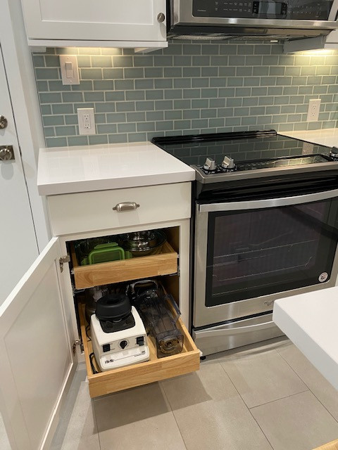 Richmond Kitchen with Custom Handmade Backsplash