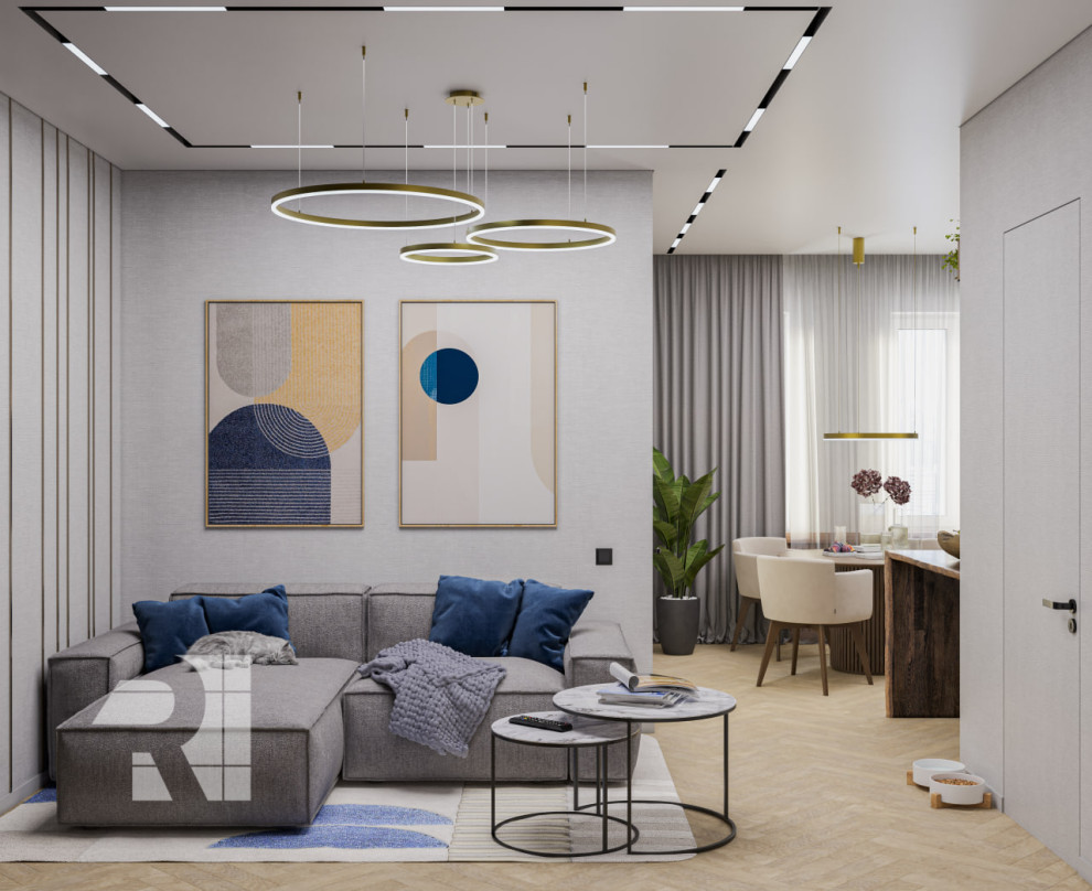 Двухкомнатная квартира в современном стиле