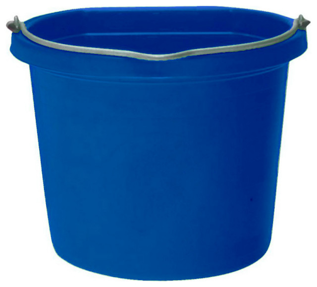Fortex/Fortiflex 1302040 Flat Back Bucket, 20 Qt, Blue Contemporary