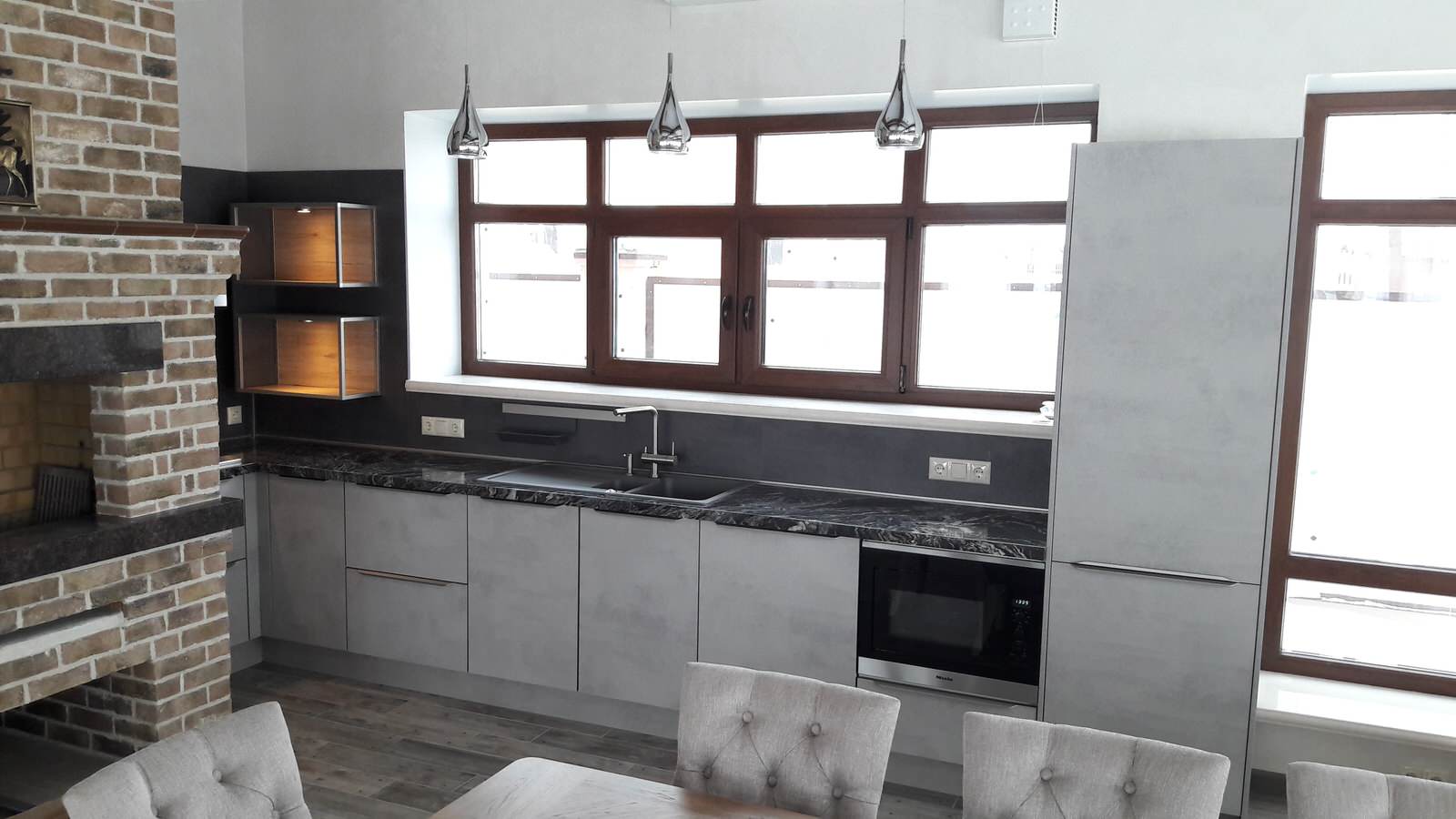 Серый бетон