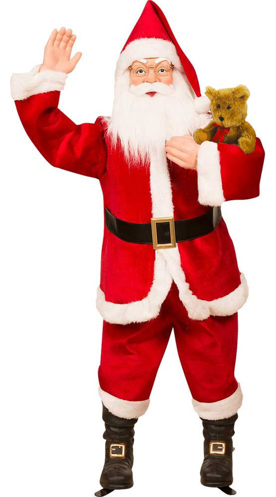 Life Size Singing And Storytelling, Santa Claus, Decoration