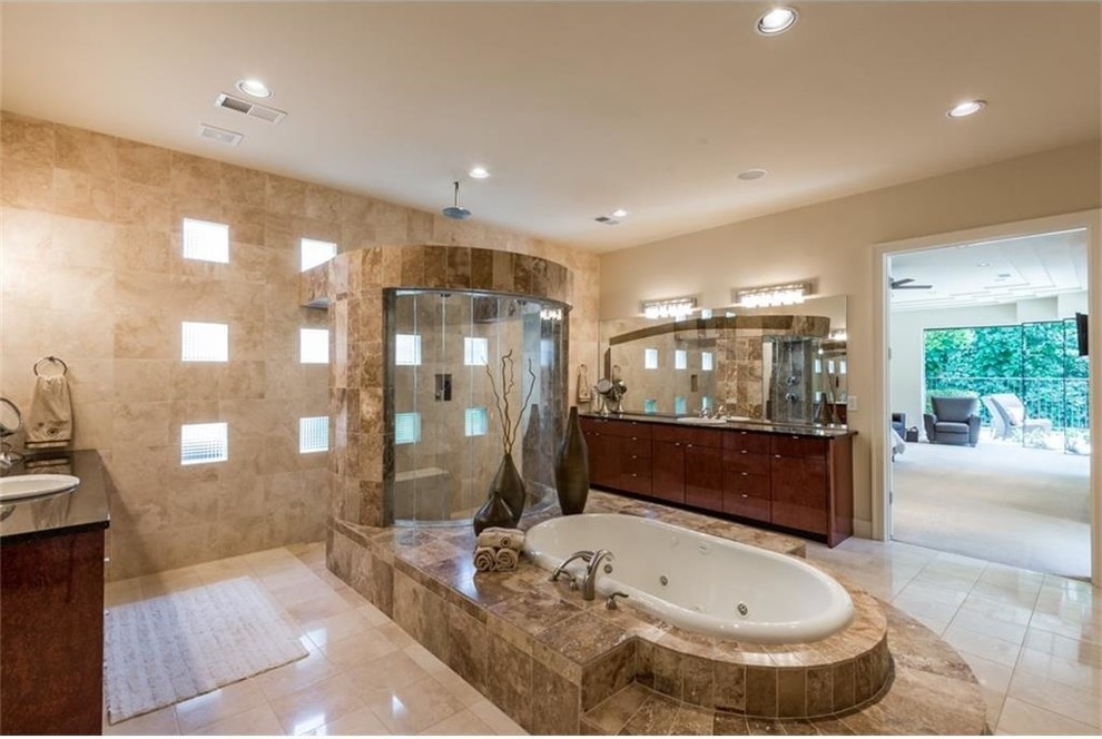 Mediterranean Inspired, Contemporary Home Build | Home Theatre & Pool