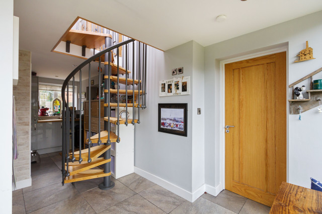 A Contemporary Barn Conversion traditional-hall