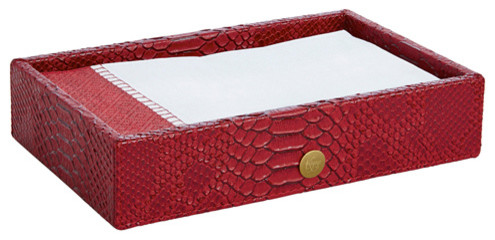 Python Guest Towel Tray Red Dragon