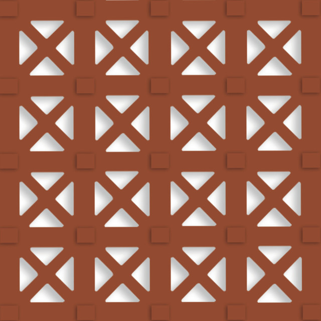 Staylock Perforated Pvc Non Slip Floor Tile Terracotta Sample Staylock Perforated Pvc Non Slip Floor Tile Terracotta Sample Contemporary Vinyl Flooring By Greatmats
