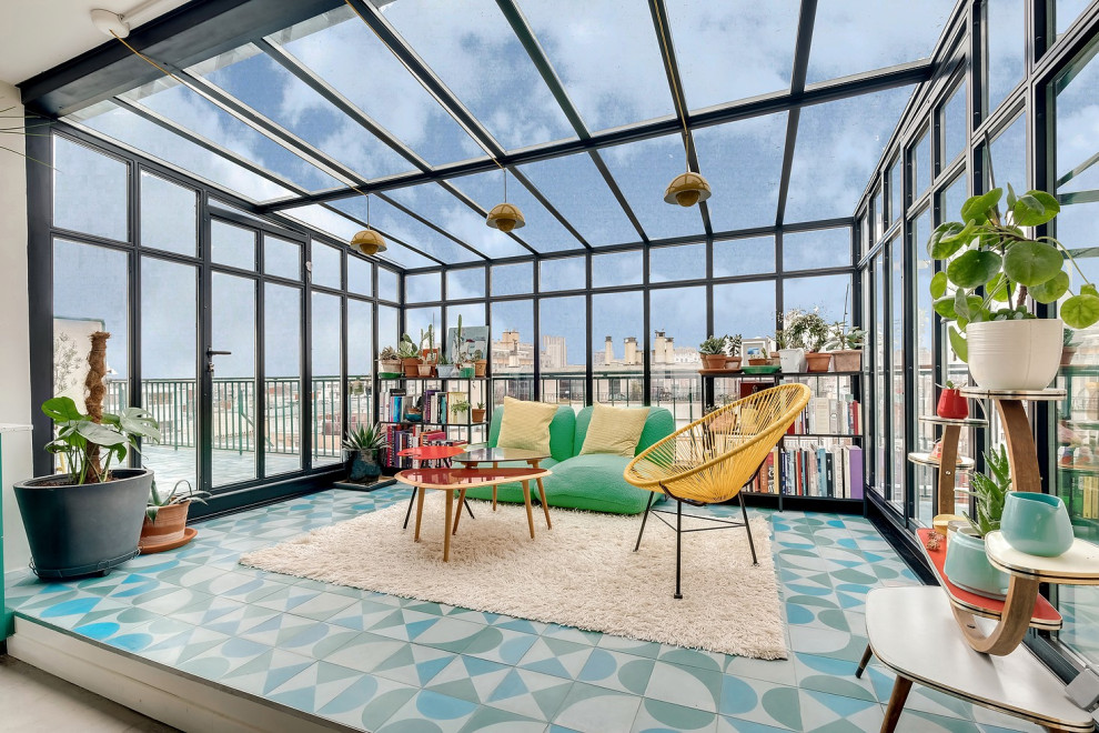 Design ideas for a scandi conservatory in Paris.