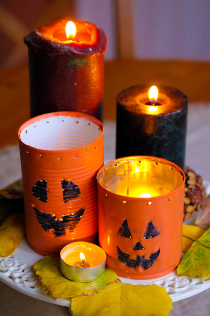 Lanterne Halloween Fai da Te con Lattine | TUTORIAL