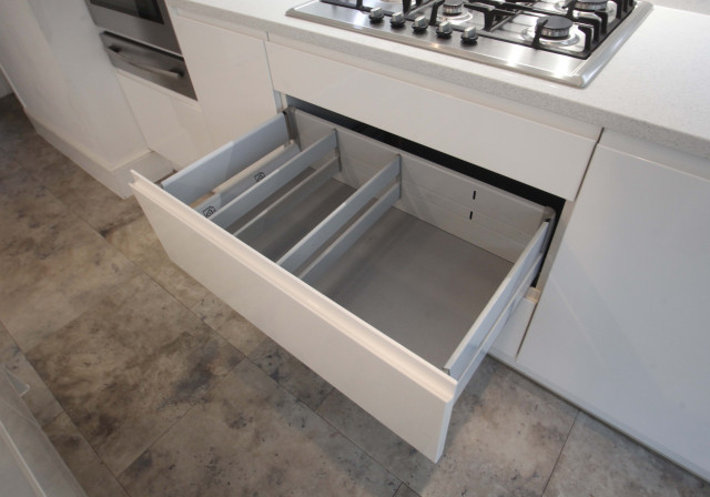 Approved Used Kitchen, Modern Gloss With Island modern-kitchen