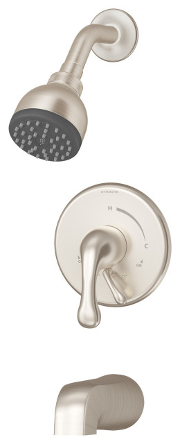 Symmons S-6602-1.5-TRM Unity Tub and Shower Trim Package - Nickel