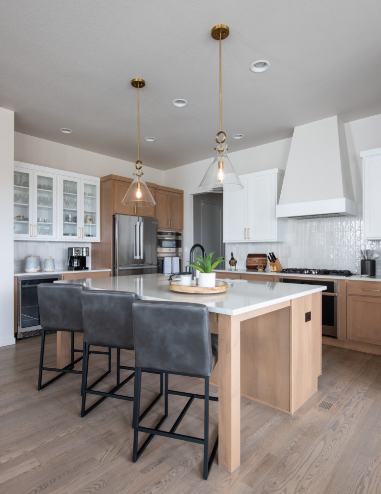 Inspiration for a transitional kitchen remodel in Denver