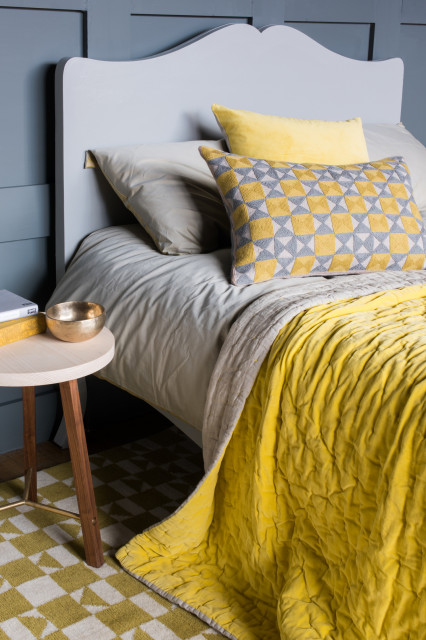 Zellige Cushion modern-bedroom