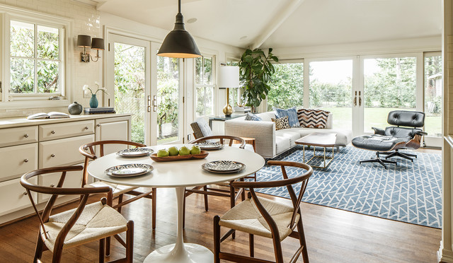 Raleighwood Midcentury transitional-dining-room