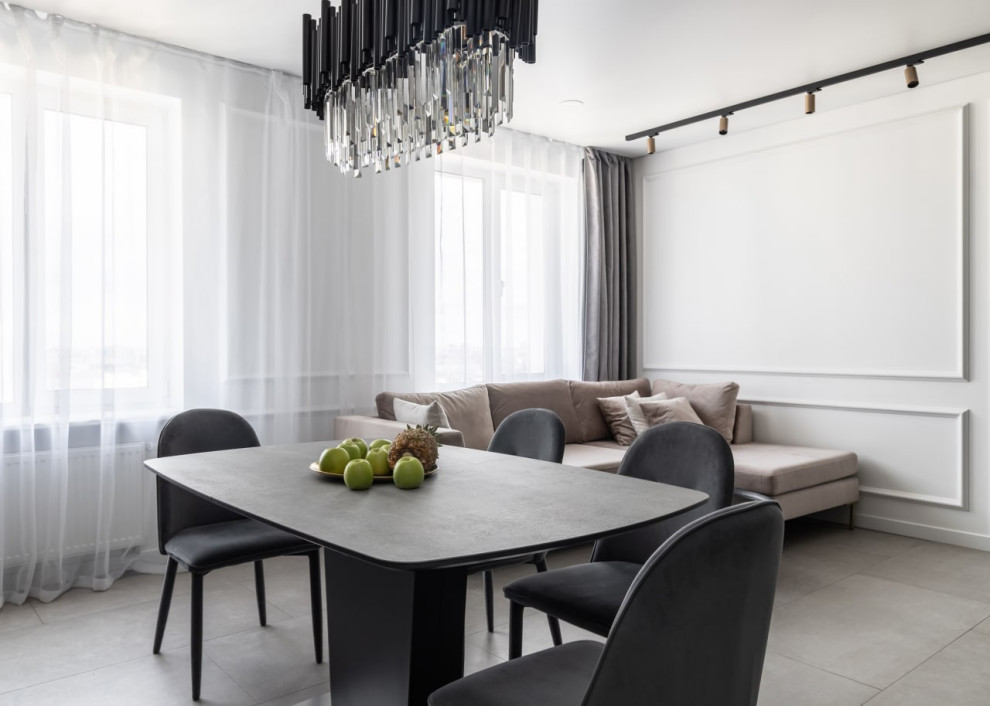 Квартира в серых тонах