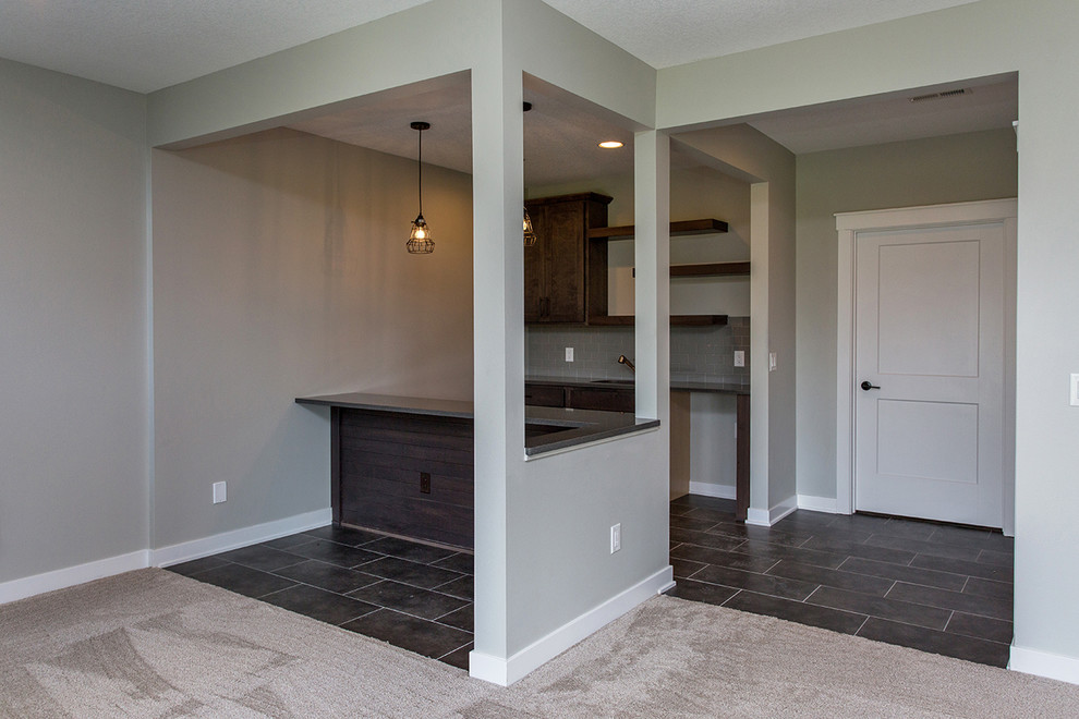 Basement - transitional basement idea