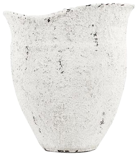 Vase Large Alabaster White Pottery Ceramic