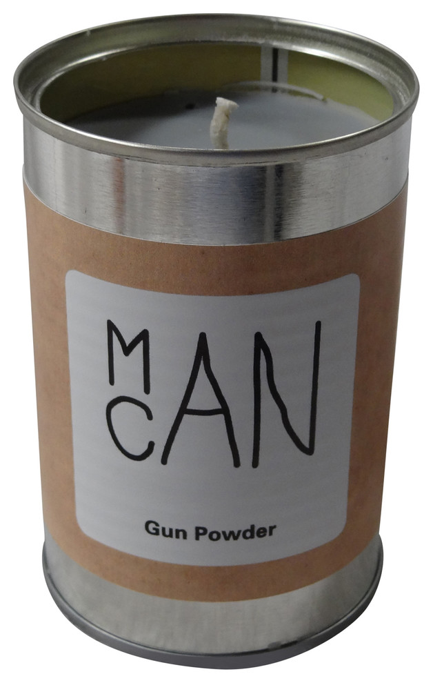 Mancan Candle Gun Powder Scent Contemporary Candles by The Beaver