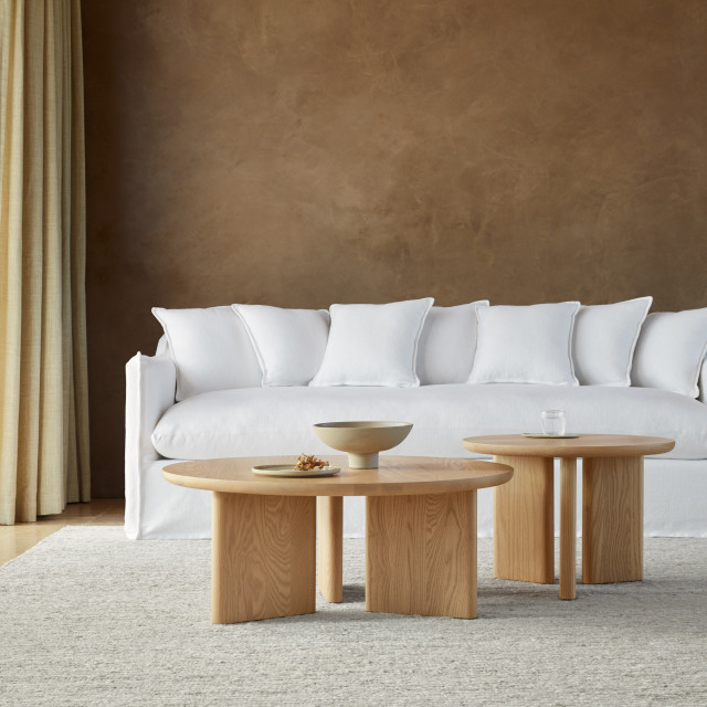 The Morro Nesting Tables in Driftwood New York by Maiden Home