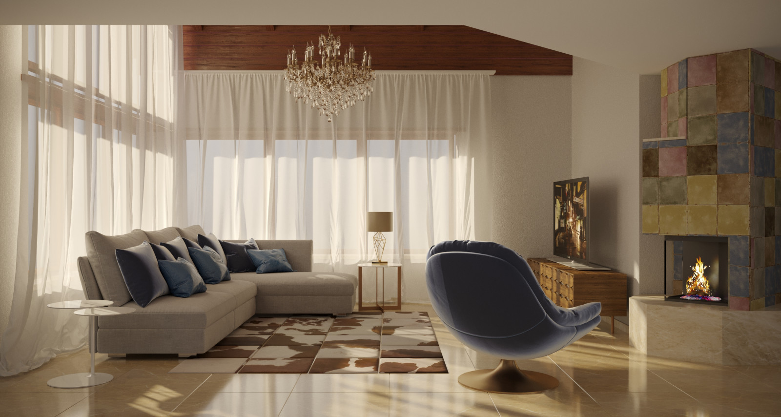 Интерьер жилого дома, Швейцария, г. Дорнах