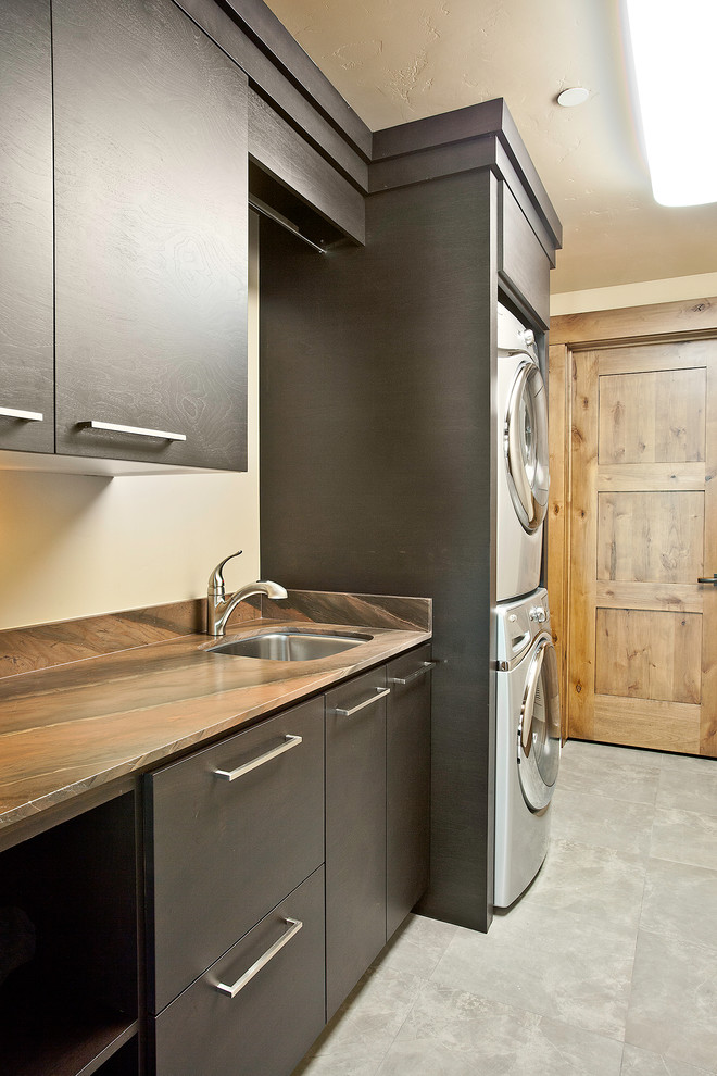 Design ideas for a contemporary laundry room in Salt Lake City.