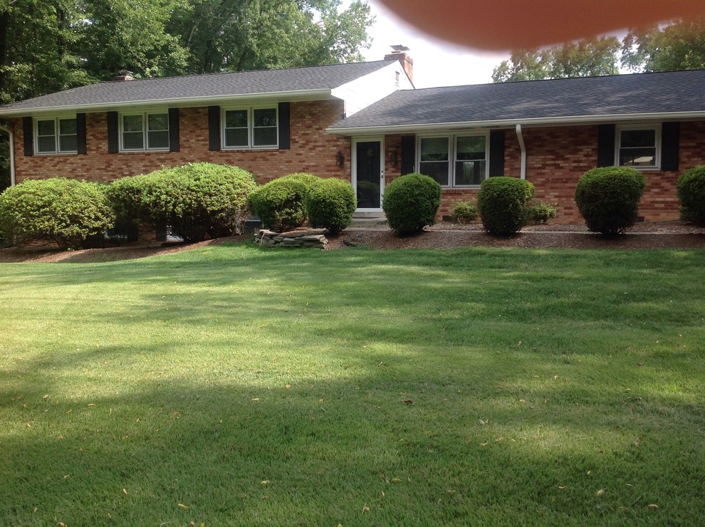 Painting a 1960s brick rambler white