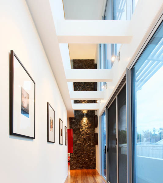 Modern hallway in Brisbane.