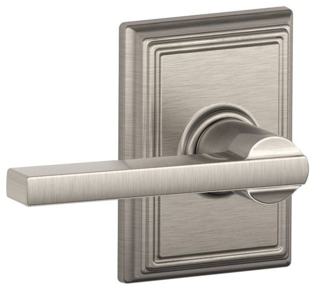 Schlage F10LATADD Latitude Reversible Passage Door Lever Set