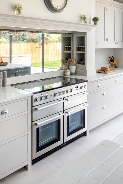Thames Ditton Painted Shaker Kitchen traditional-kitchen